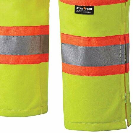 Pioneer Hi-Vis, Lightweight Traffic Safety Work Pants, Yellow/Green, S V1070360U-S